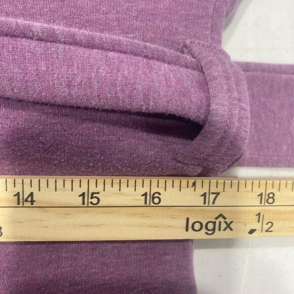 Ugg Womens Purple Fleece Open Front Cardigan With Pockets Size S Cotton Blend - Picture 10 of 12